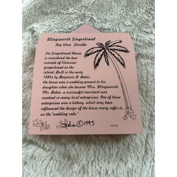 Sheila’s Collectibles #KEY05 Illingsworth Gingerbread Key West in Box - Picture 3 of 4